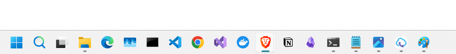 The app icon on the Windows taskbar