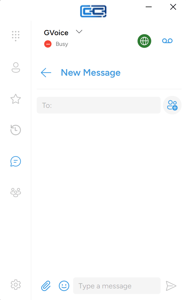 The Add contact icon (person with +) next to the To: box on the New IM page