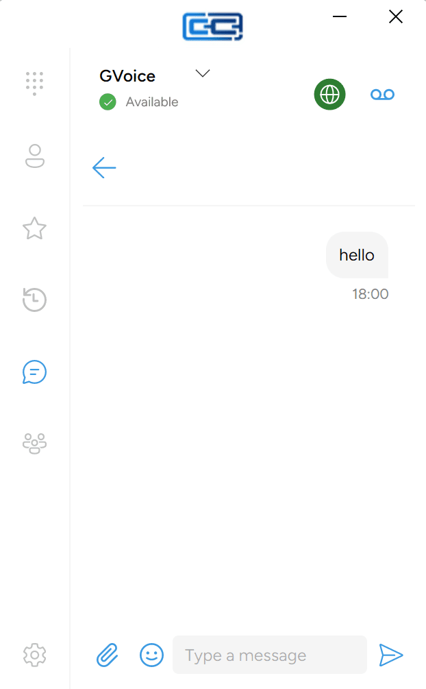 A sent message showing the green delivered checkmark