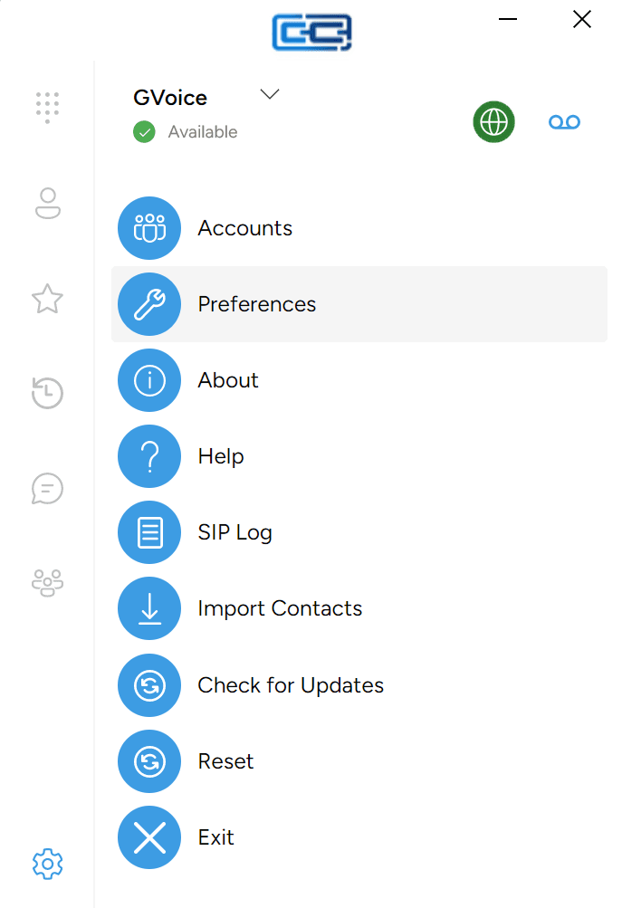The Preferences menu open with Alerts and Sounds visible