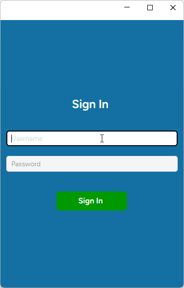 Desktop softphone initial sign-in screen with Provider ID and Password fields